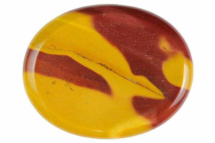 1.8" Polished Mookaite Jasper Worry Stones - Photo 1